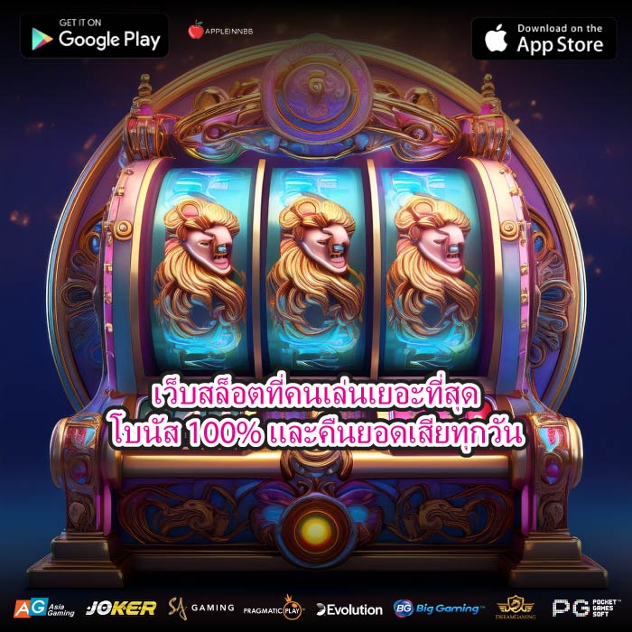 เว็บสล็อตที่คนเล่นเยอะที่สุดโบนัส 100% และคืนยอดเสียทุกวัน